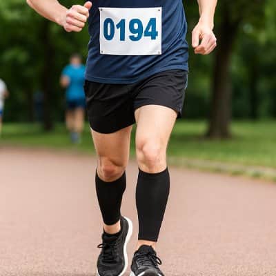 Manchons de compression mollet pour le sport