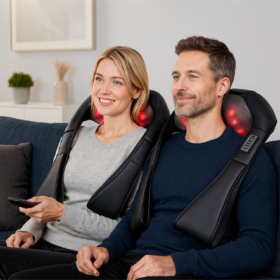 Appareil de massage pour le coup chauffant