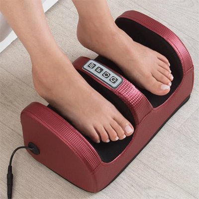 Appareil masseur pieds rouge