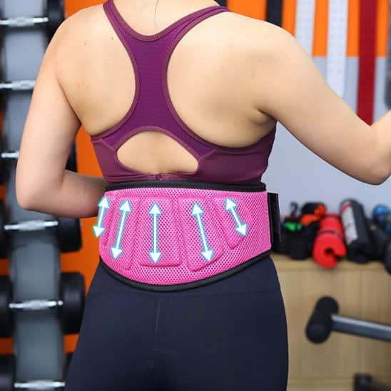 Ceinture dos rose