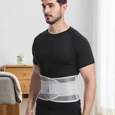 Ceinture lombaire blanc
