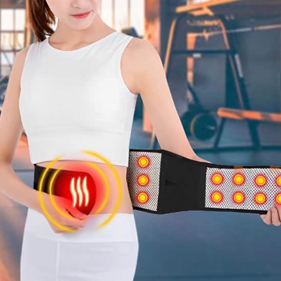 Ceinture lombaire chauffante noir 
