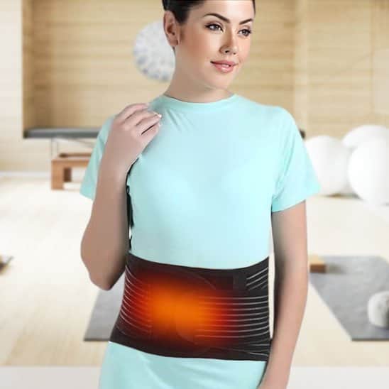 Ceinture lombaire chauffante soulagement la douleur