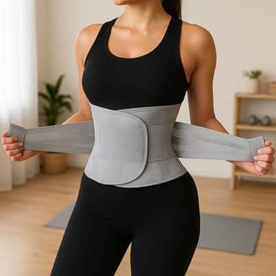 Ceinture lombaire gris