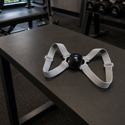 Correcteur de posture dos gris