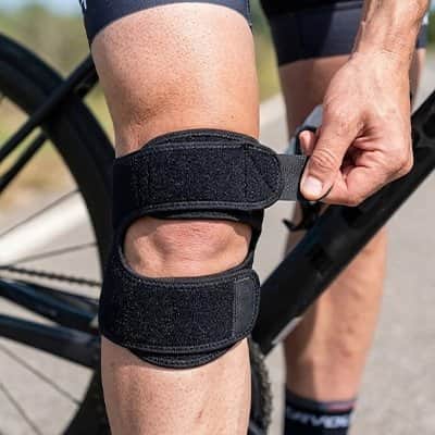 Genouillère pour le sport 2 attache