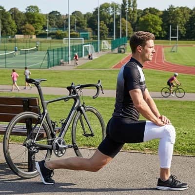 Genouillère pour le sport​ blanc
