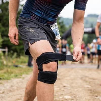 Genouillère pour le sport​ noir