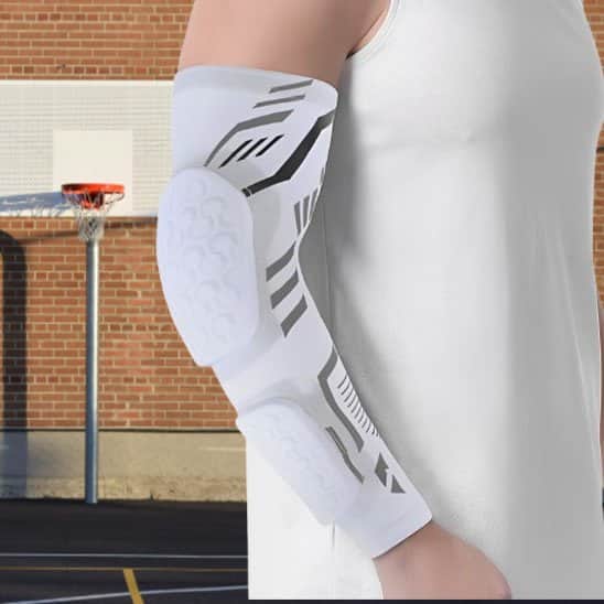 Manchon de compression blanc