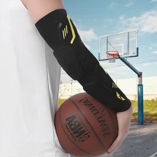Manchon de compression jaune