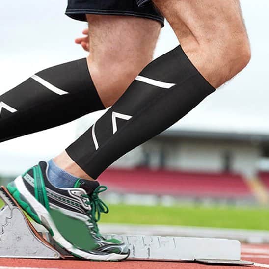 Manchon de compression mollet compression supérieures