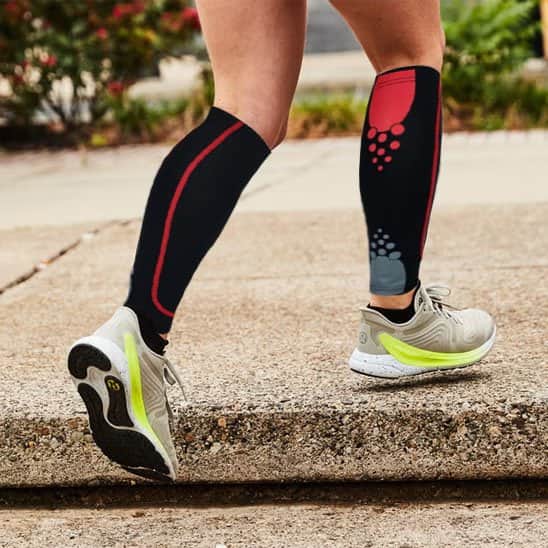 Manchon de compression mollet flexible