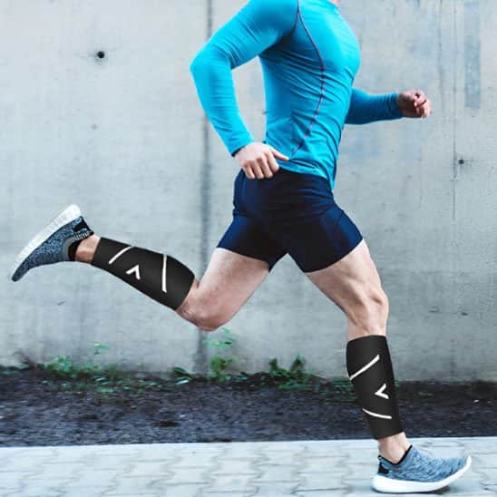 Manchon de compression mollet polyester