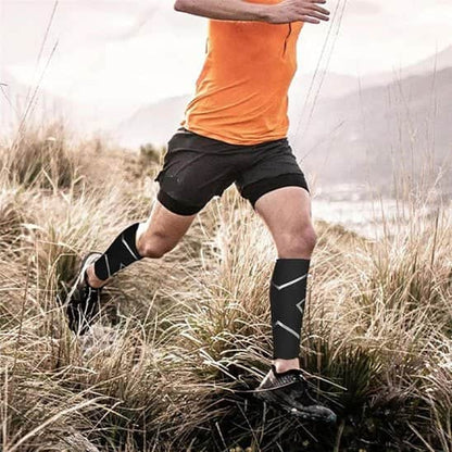 Manchon de compression mollet rechauffe les muscles