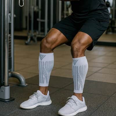 Manchons de compression mollet confortable