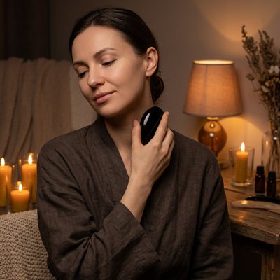 Pierre chaude massage chaleureuse