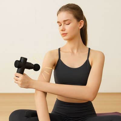 pistolet de massage musculaire Noir