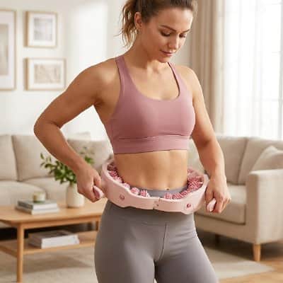 Rouleau de massage rose