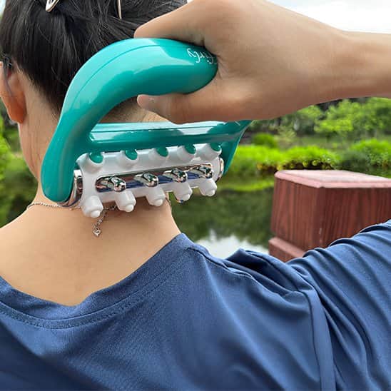 Rouleau de massage vert