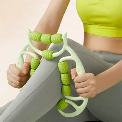 Rouleau de massage vert