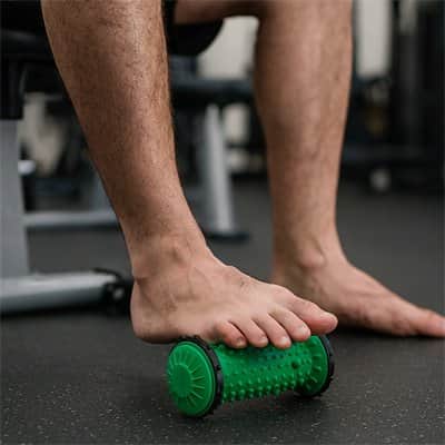 Rouleau massage pied relaxant