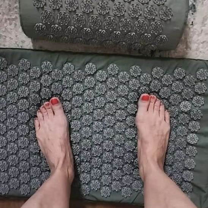 Tapis d acupression gris