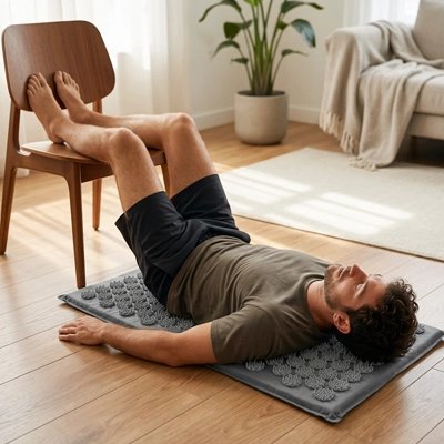 Tapis d acupression prévient douleur