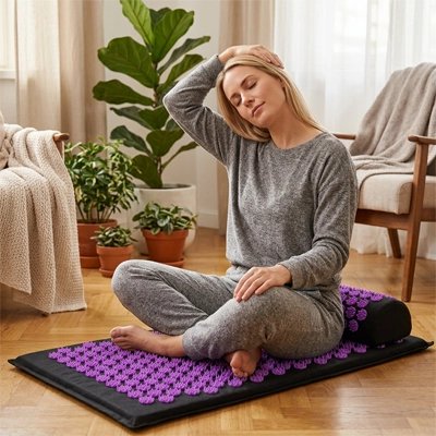 Tapis d acupression réduit douleur