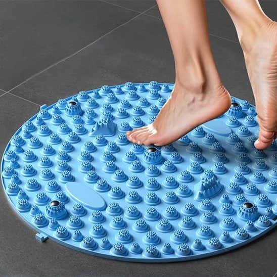 Tapis d'acupression bleu